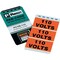 Panduit Voltage Marker Book, Vinyl, '110 VOLTS',  PCVB-110Y - alternate 2